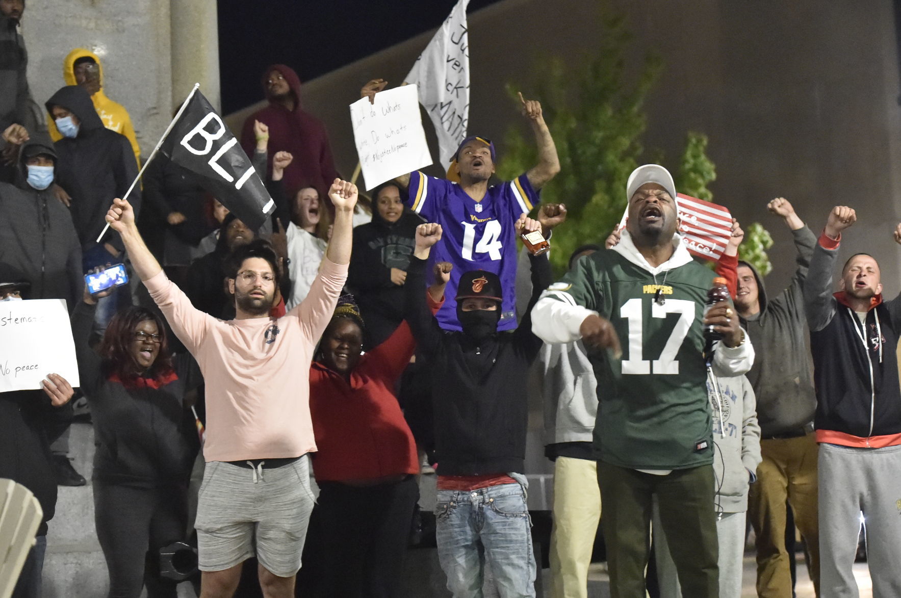 Black Lives Matter on Monument Square